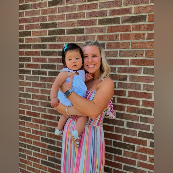 Striped ruffle jumpsuit - Picture 7 of 7